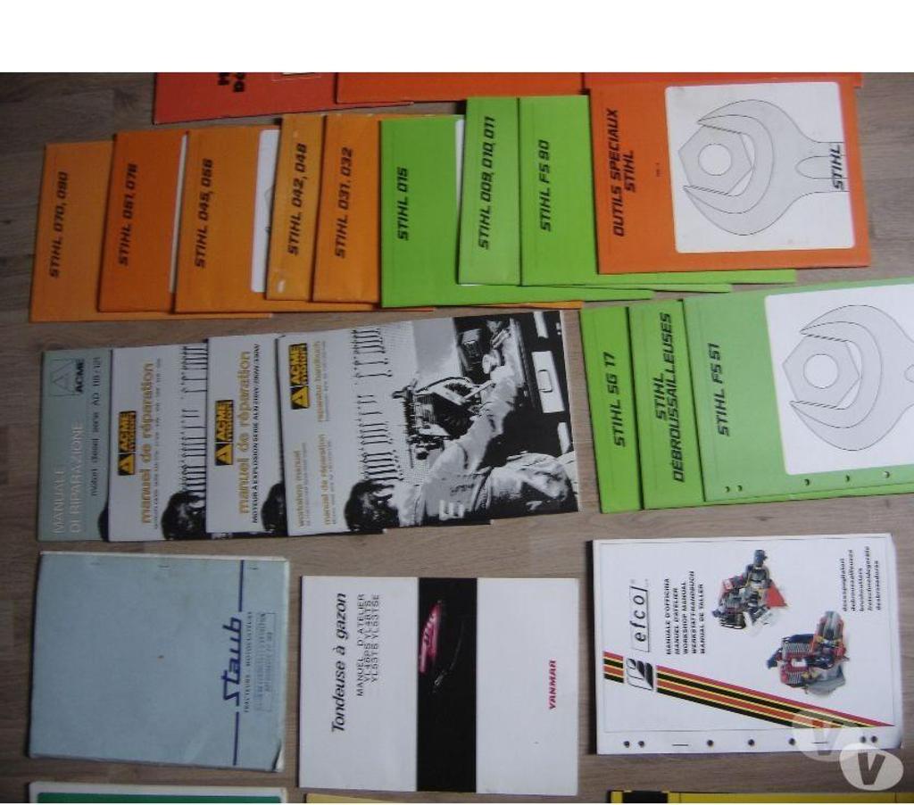 Livres occasion Côte-d'Or Dijon - 21000 - Photos Vivastreet manuels ateliers forêt jardin motoculture tronçonneuse etc..