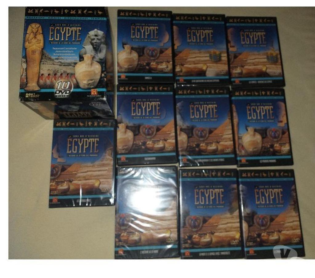 DVD occasion Bouches-du-Rhône Aix en Provence - Photos Vivastreet ALBUM 10 DVD EGYPTE 5000 ANS D'HISTOIRE LA TERRE DES PHARAON