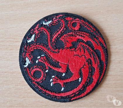 Accessoires - Bagagerie Carnon Hérault - Photos Vivastreet ecusson brodé game of throne maison Targaryen dragon