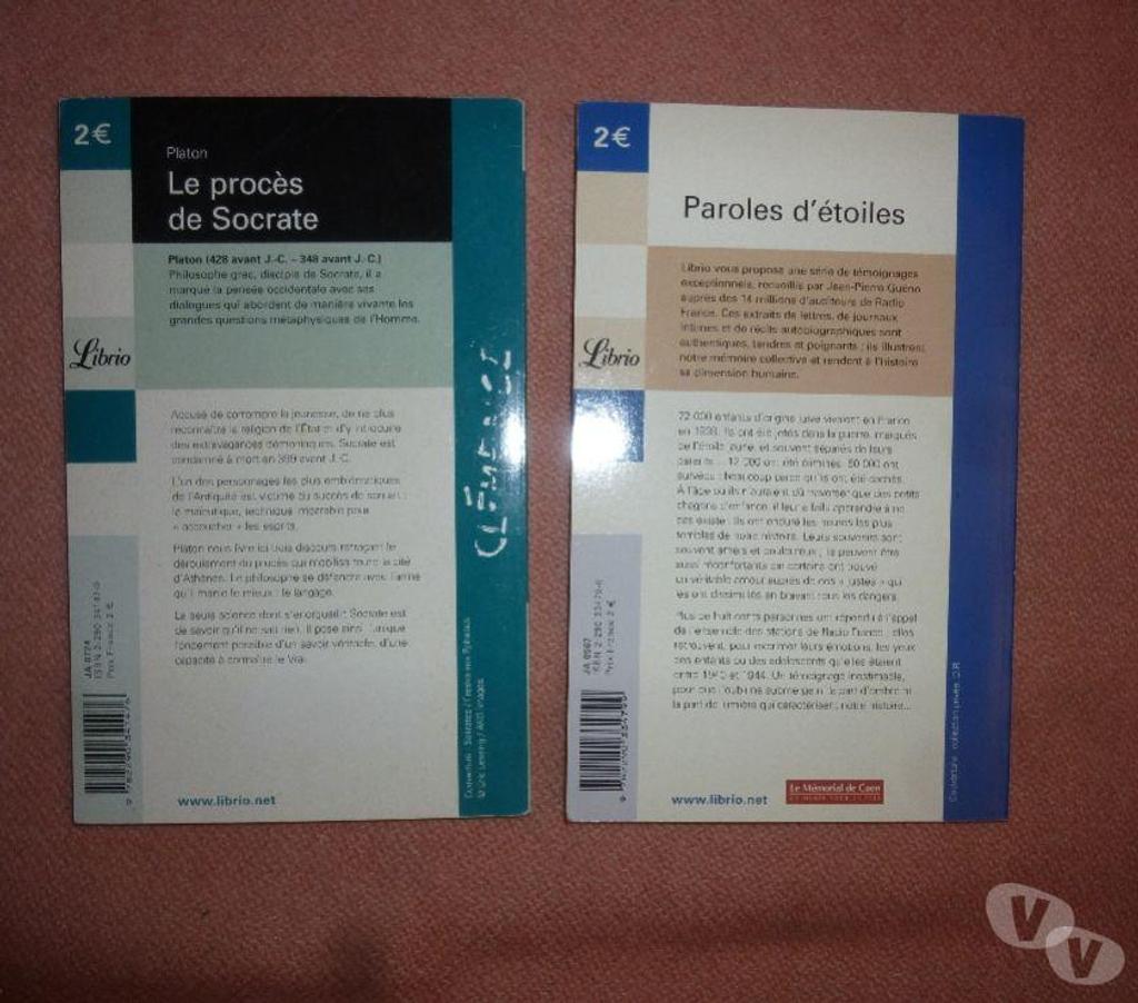 Livres occasion Val-de-Marne Le Kremlin Bicetre - 94270 - Photos Vivastreet 2 livres Librio