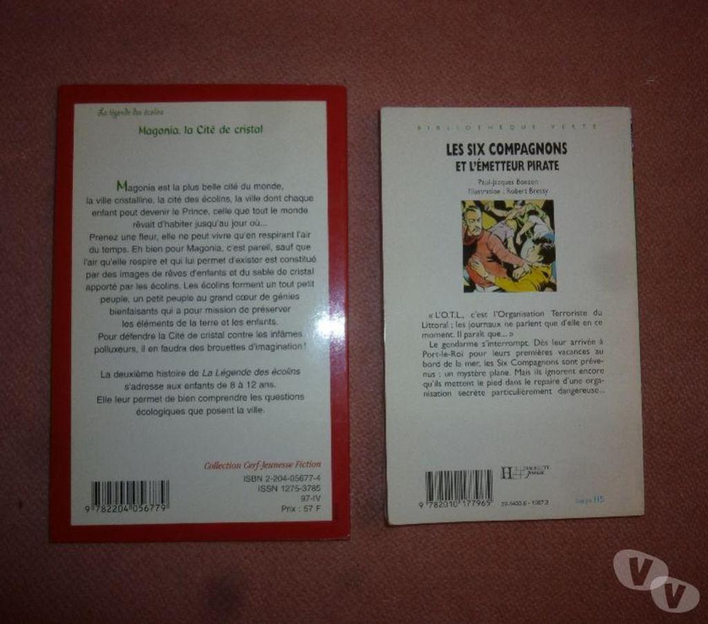 Livres occasion Val-de-Marne Le Kremlin Bicetre - 94270 - Photos Vivastreet 2 livres : Cerf jeunesse et Bibliothèque verte