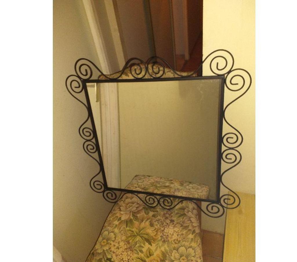Décoration - art Bouches-du-Rhône Aix en Provence - Photos Vivastreet MIROIR VINTAGE FRANÇAIS EN FER FORGÉ - 1950 