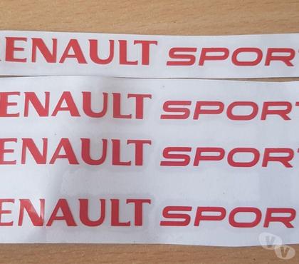 Pièces et services auto Carnon Hérault - Photos Vivastreet 4 autocollants Renault sport 12x1 cm couleur rouge