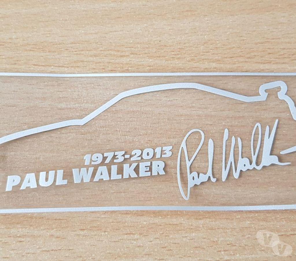 Pièces et services auto Hérault Carnon - 34280 - Photos Vivastreet Autocollant sticker hommage paul walker fast and furious