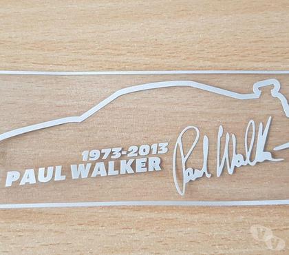 Accessoires auto & tuning Carnon Hérault - Photos Vivastreet Autocollant sticker hommage paul walker fast and furious