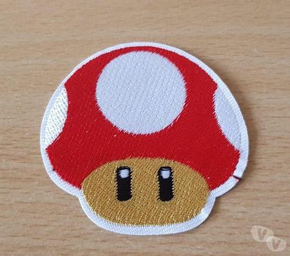Collections Carnon Hérault - Photos Vivastreet écusson brodé logo champignon mario bros rouge 6x6 cm