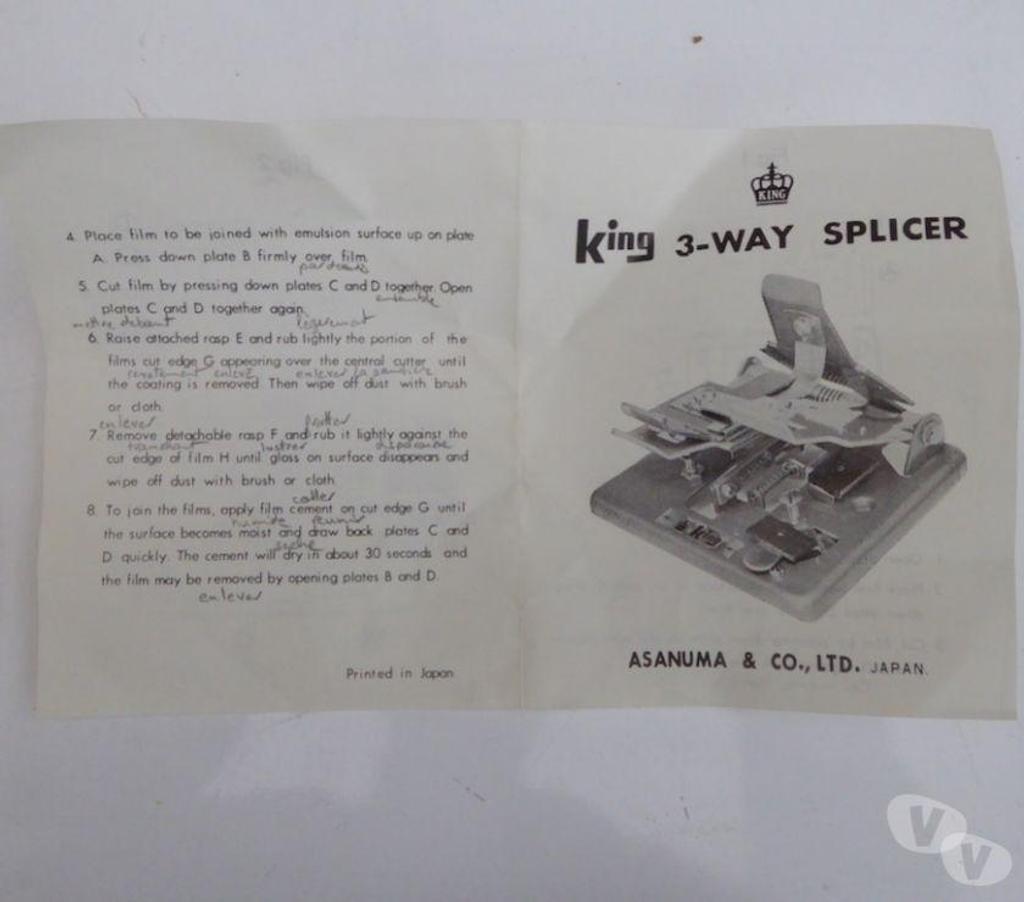 Photo - Video - Son Essonne Bievres - 91570 - Photos Vivastreet Coupeuse colleuse de film 8 mm S 8 mm et 16 mm