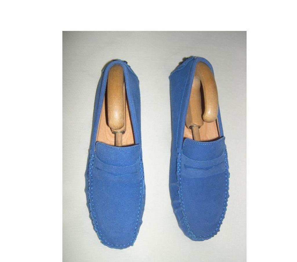 Chaussures Bouches-du-Rhône Aix en Provence - Photos Vivastreet MOCASSINS BLEU HOMME CUIR POINTURE 44