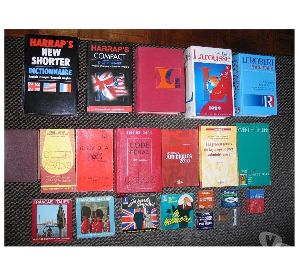 Livres occasion Essonne Quincy sous Senart - 91480 - Photos Vivastreet Dictionnaires 