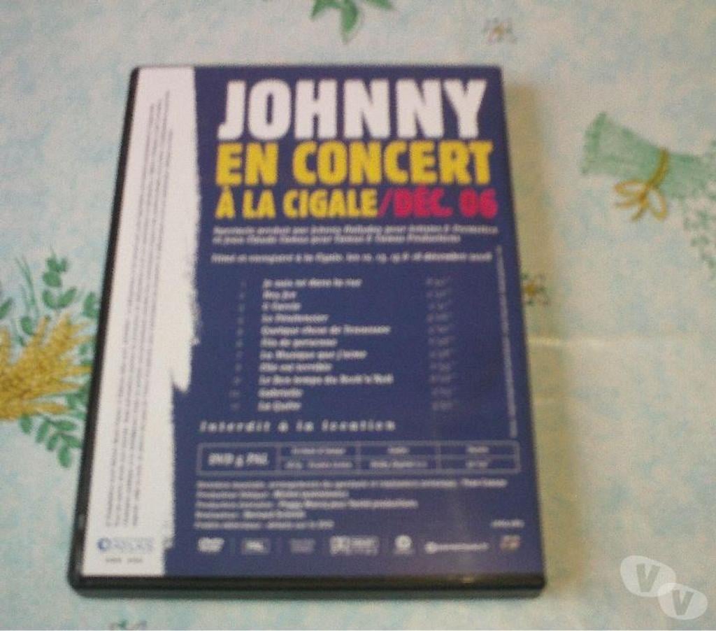 DVD occasion Aisne Boue - 02450 - Photos Vivastreet DVD JOHNNY HALLYDAY A VOIR....