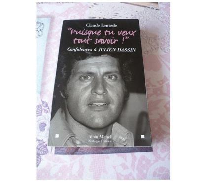 Livres Feves Moselle - Photos Vivastreet Livre Joe Dassin Puisque tu veux tout savoir Albin michel no