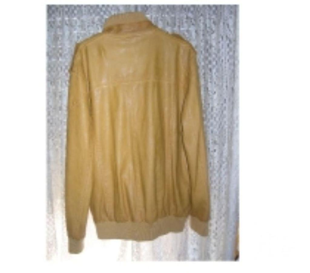 Vêtements occasion Bouches-du-Rhône Aix en Provence - Photos Vivastreet BLOUSON VESTE 100% CUIRE JAUNE MARRON ANGELO LITRICO 2XL