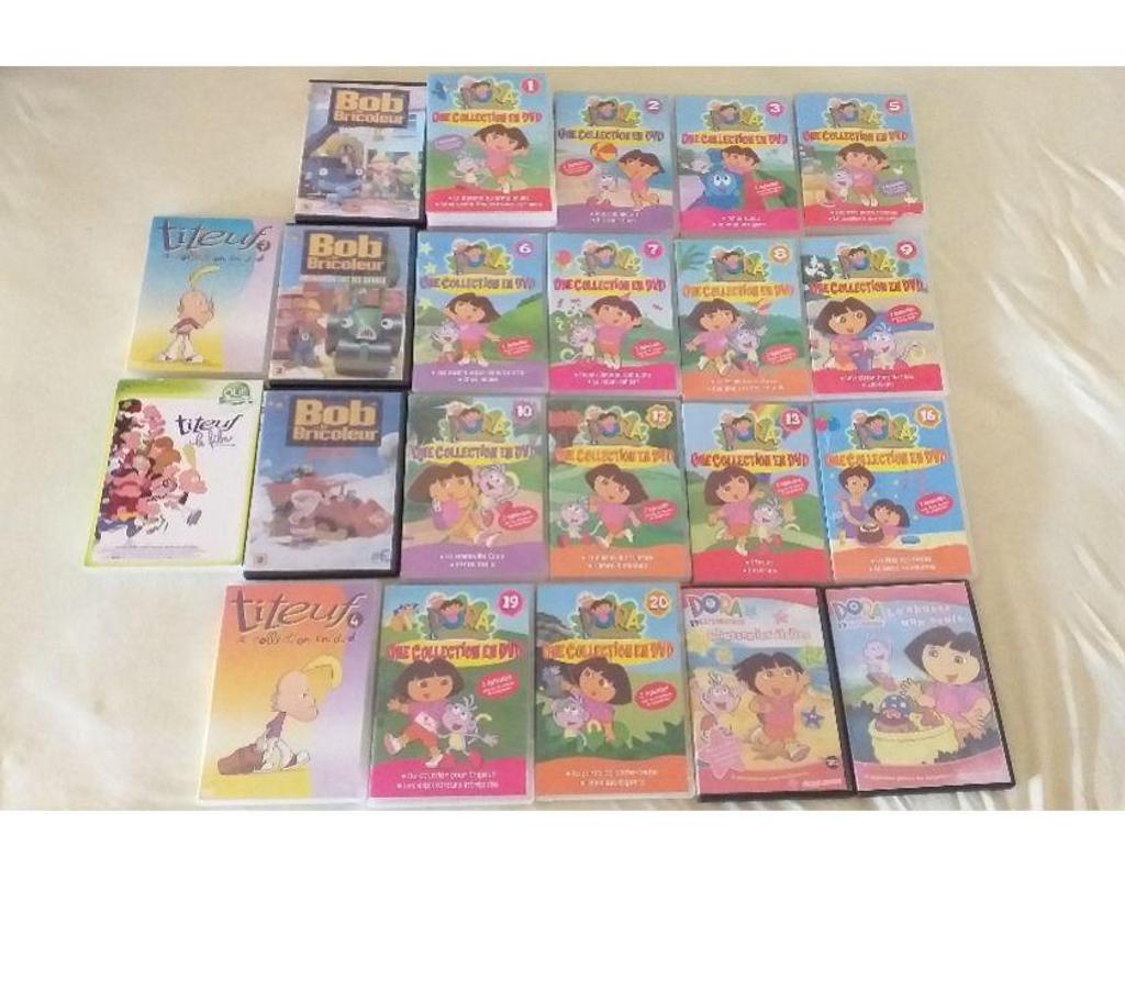 DVD occasion Bouches-du-Rhône Aix en Provence - Photos Vivastreet COLLECTIONS FILMS DVD DESSINS ANIMES DORA TITEUF BOB LE BRIC