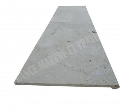 Photos Vivastreet Travertin Classique Nez de Marche 30x60 3 Arrondi EN STOCK