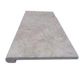 Travertin Classique Nez de Marche 20x40 3 Arrondi EN STOCK