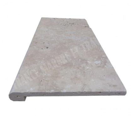 Photos Vivastreet Travertin Classique Nez de Marche 20x40 3 Arrondi EN STOCK