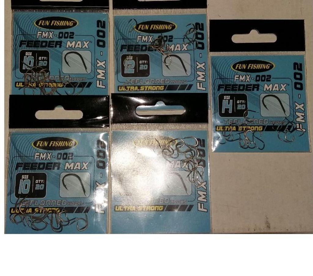 Matériel de sport Lot-et-Garonne Villeneuve sur Lot - 47300 - Photos Vivastreet 100 hameçons FUN FISHING Feeder max fmx 002 NEUFS