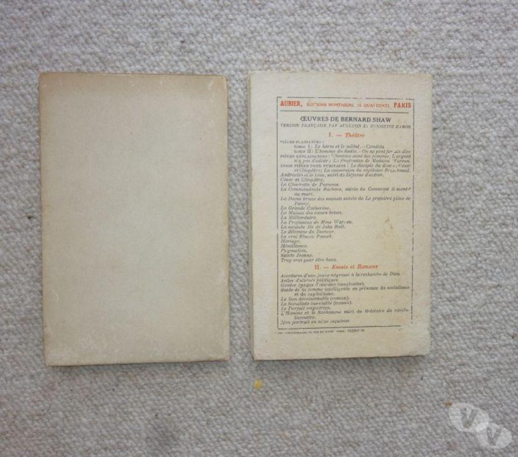Livres occasion Val-de-Marne Le Kremlin Bicetre - 94270 - Photos Vivastreet 2 livres anciens collections Montaigne - Vuibert