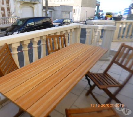 location saisonniere Pas-de-Calais Berck - 62600 - Photos Vivastreet Apt 2 chambres TV Wifi Terrasse Vue Mer 3* agréé ANCV 