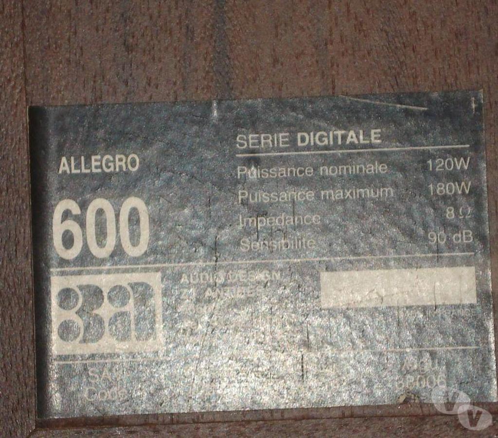 Photo - Video - Son Yvelines Fontenay le Fleury - 78330 - Photos Vivastreet 1 enceinte 3a allegro 600