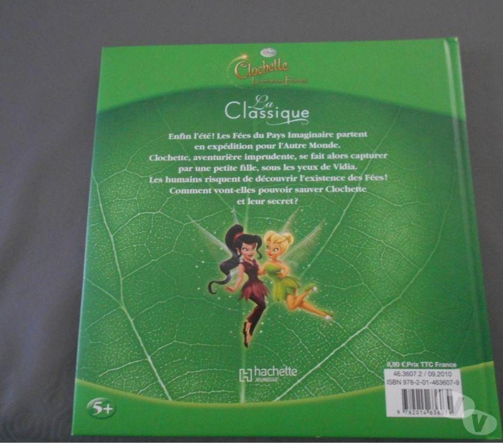 Jeux - Jouets Marne Courcy - 51220 - Photos Vivastreet Livre disney fée clochette