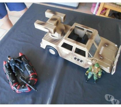 Jeux jouets occasion Courcy Marne - Photos Vivastreet Jeep militaire us army et zodiac soldier force