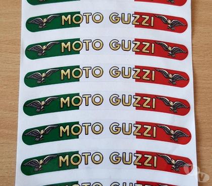 Pièces et services moto Carnon Hérault - Photos Vivastreet Autocollant sticker de jante x8 moto guzzi 13x1 cm