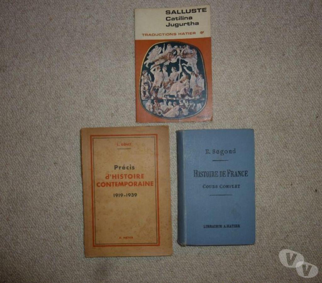 Livres occasion Val-de-Marne Le Kremlin Bicetre - 94270 - Photos Vivastreet 3 anciens éditions A. Hatier
