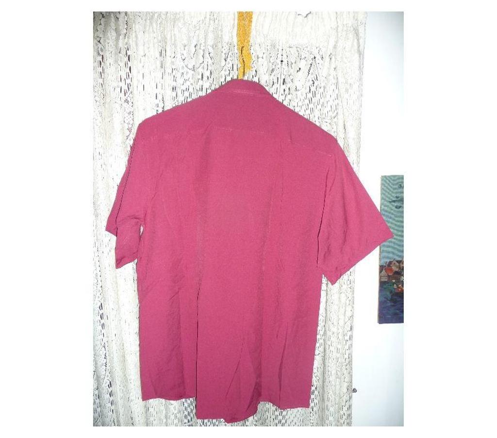 Vêtements occasion Bouches-du-Rhône Aix en Provence - Photos Vivastreet CHEMISE HOMME MARQUE CANDA ROUGE BORDEAUX TAILLE XL