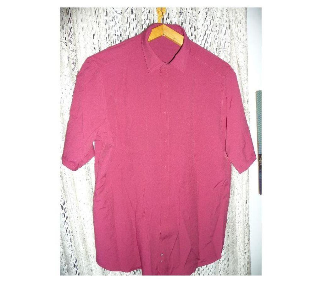 Vêtements occasion Bouches-du-Rhône Aix en Provence - Photos Vivastreet CHEMISE HOMME MARQUE CANDA ROUGE BORDEAUX TAILLE XL