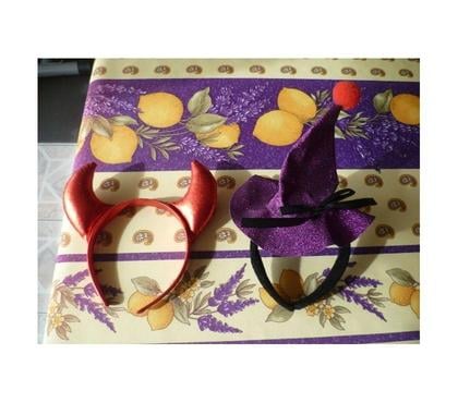 Accessoires - Bagagerie Hauconcourt Moselle - Photos Vivastreet Serre-tête Sorcière Diable Halloween Déguisement cosplay mod