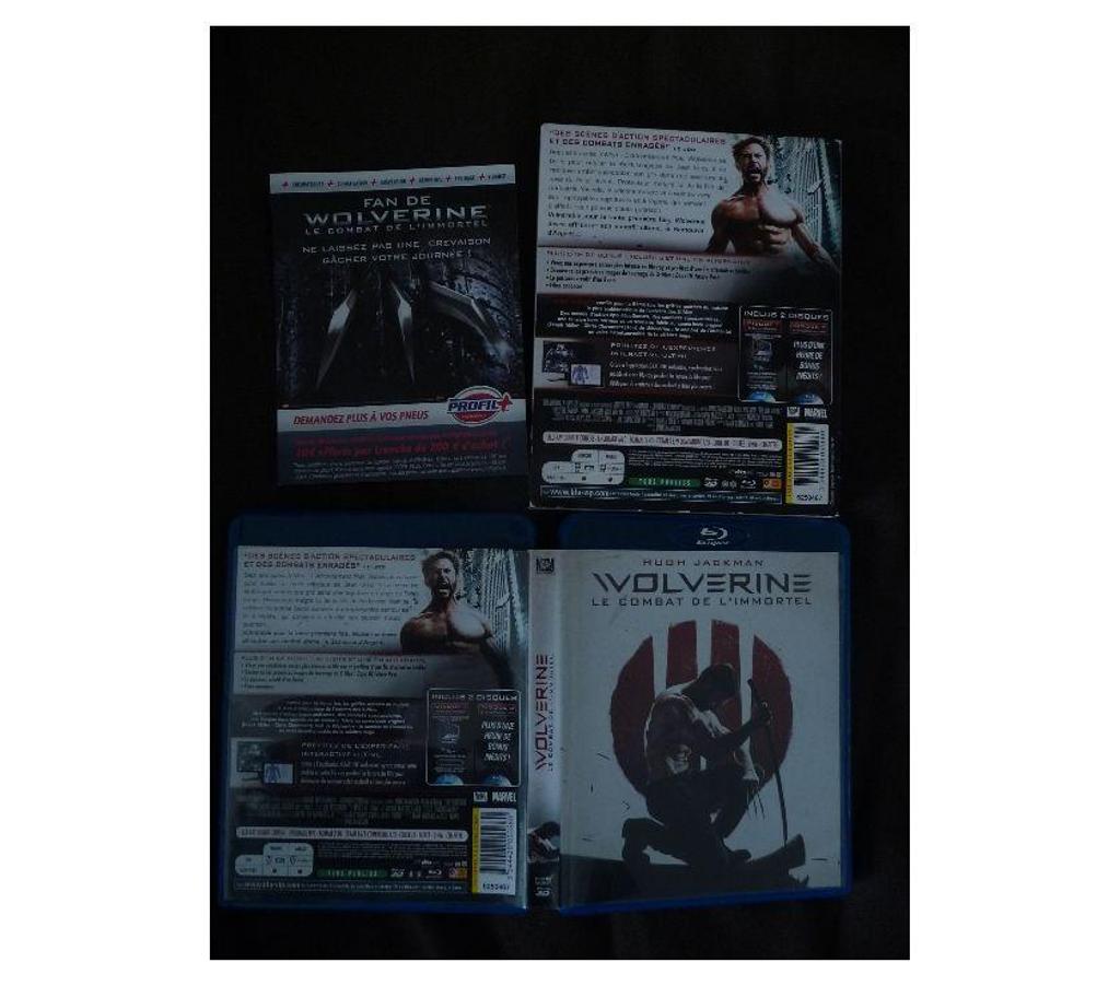 DVD occasion Bouches-du-Rhône Aix en Provence - Photos Vivastreet FILMS {WOLVERINE} DVD BLU RAY 3D EXCELLENT ETAT. 