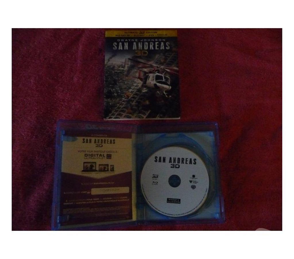 DVD occasion Bouches-du-Rhône Aix en Provence - Photos Vivastreet FILMS {SAN ANDREAS} DVD BLU RAY 3D EXCELLENT ETAT.