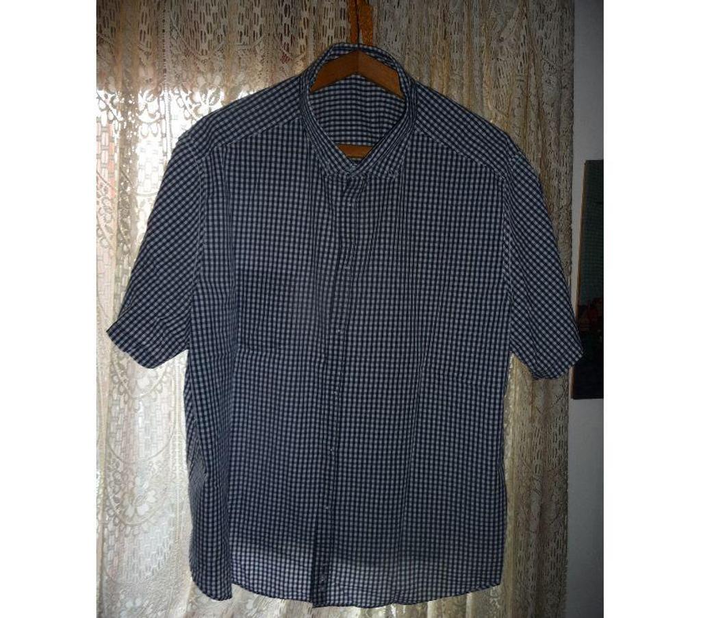 Vêtements occasion Bouches-du-Rhône Aix en Provence - Photos Vivastreet CHEMISE MANCHE COURTE HOMME DAMIER BLEUBLANC 3 XXL