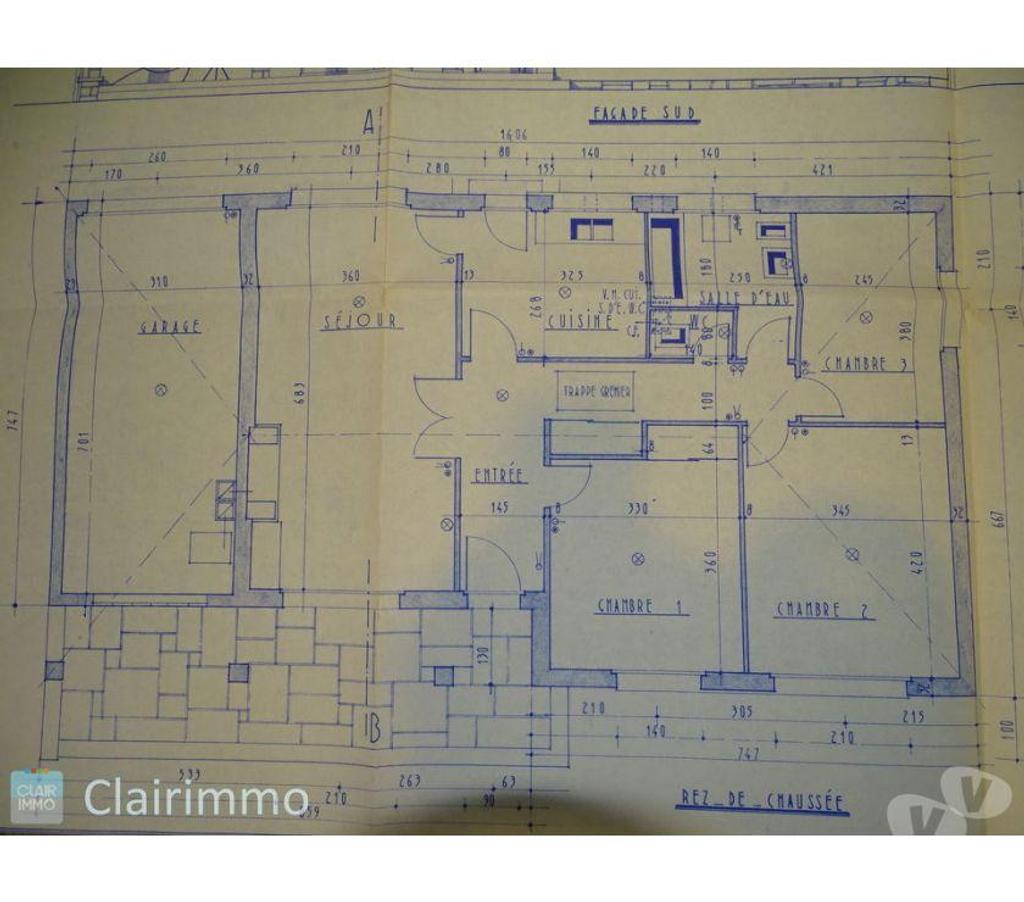 Vente Maison Orne Bagnoles de l'Orne - 61140 - Photos Vivastreet BAGNOLES DE L'ORNE, MAISON DE PLEIN-PIED AVEC 3 CHAMBRES, PARC