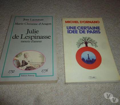 Livres occasion Le Kremlin Bicetre Val-de-Marne - Photos Vivastreet Une certaine idée de Paris - Julie de Lespinasse