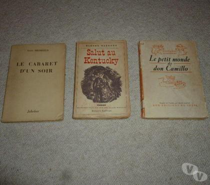 Livres Le Kremlin Bicetre Val-de-Marne - Photos Vivastreet 3 vieux romans - 1947 à 1951
