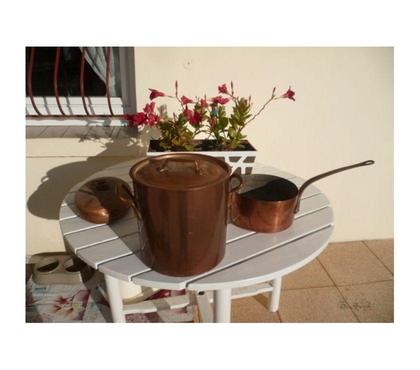 Ameublement - art de la table Feves Moselle - Photos Vivastreet Lot casserolle en cuivre bouillotte fait tout cuisine maison