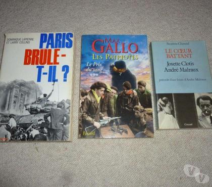 Livres occasion Le Kremlin Bicetre Val-de-Marne - Photos Vivastreet 3 livres écrit pendant la période de guerre