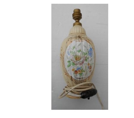 Décoration - art Hérault Castries - 34160 - Photos Vivastreet LAMPE DE CHEVET ANCIENNE EN CÉRAMIQUE DÉCORS FLEURS 