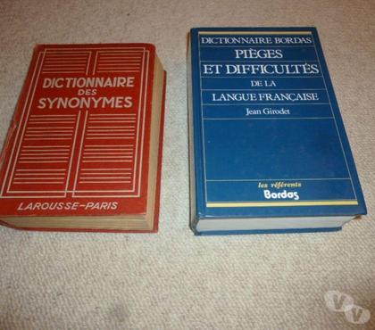 Livres occasion Le Kremlin Bicetre Val-de-Marne - Photos Vivastreet Dictionnaires des synonymes et des pièges et difficultés