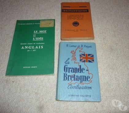 Livres occasion Le Kremlin Bicetre Val-de-Marne - Photos Vivastreet 3 livres pour les études d'anglais