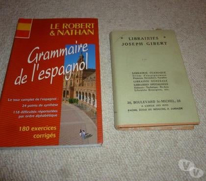Livres Le Kremlin Bicetre Val-de-Marne - Photos Vivastreet 2 livres de grammaire espagnole