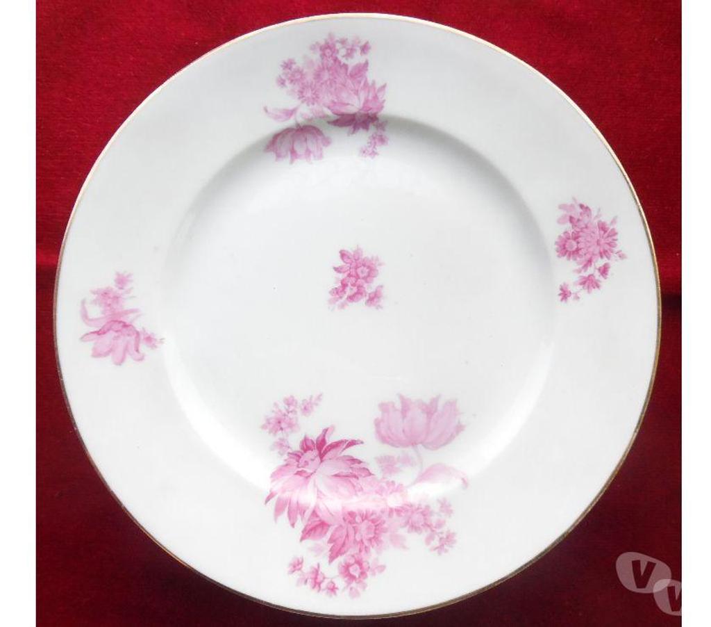 Ameublement & art de la table Hérault Castries - 34160 - Photos Vivastreet 6 Plats divers en porcelaine de Limoges blancs décors fleurs