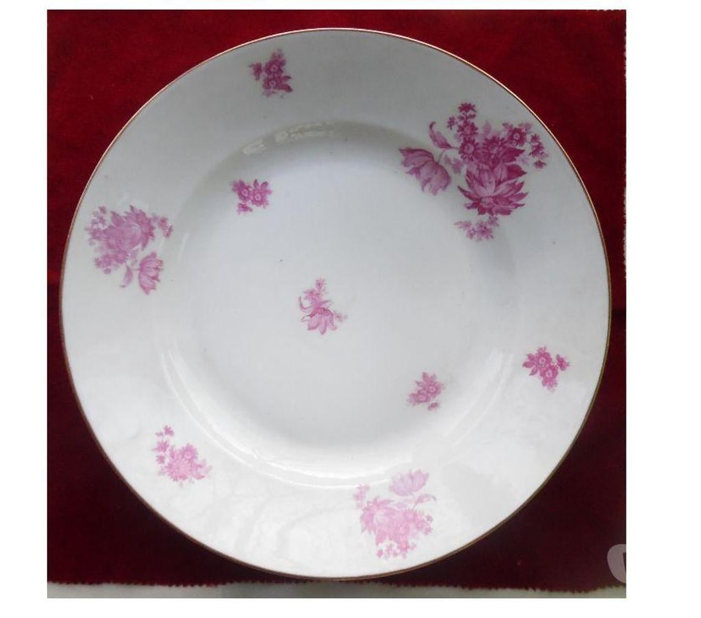Ameublement & art de la table Hérault Castries - 34160 - Photos Vivastreet 6 Plats divers en porcelaine de Limoges blancs décors fleurs