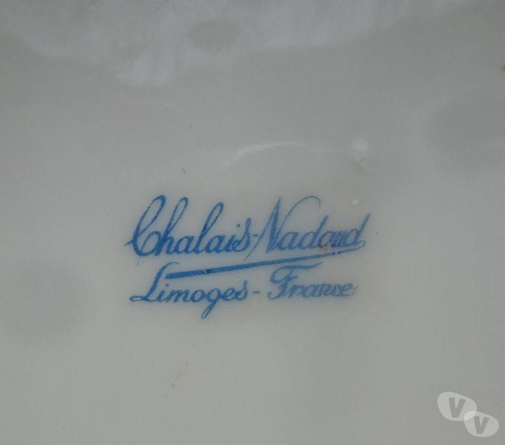 Ameublement & art de la table Hérault Castries - 34160 - Photos Vivastreet 6 Plats divers en porcelaine de Limoges blancs décors fleurs