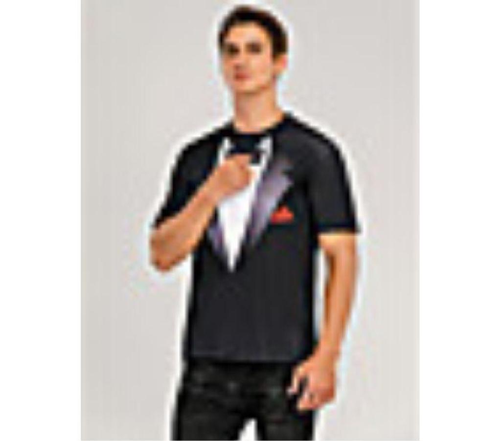 Vêtements occasion Bouches-du-Rhône Aix en Provence - Photos Vivastreet TEE-SHIRT HOMME IMPRIMER VESTE MANCHE COURTE NOEUD PAPILLON