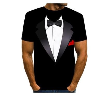 Vêtements Aix en Provence Aix en Provence - Photos Vivastreet TEE-SHIRT HOMME IMPRIMER VESTE MANCHE COURTE NOEUD PAPILLON
