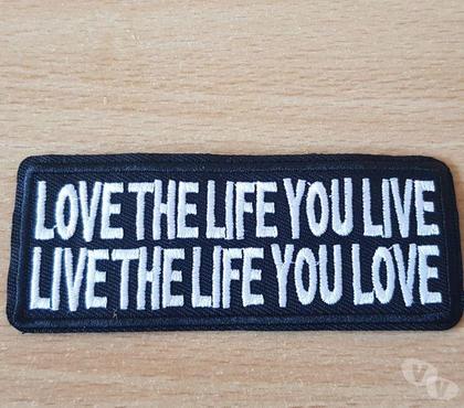 Collections Carnon Hérault - Photos Vivastreet ecusson patch love the life you live live the life you love