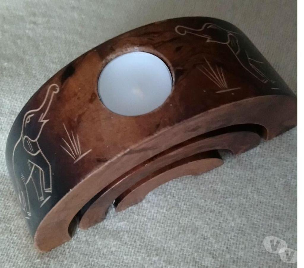 Décoration - art Seine-Saint-Denis La Courneuve - 93120 - Photos Vivastreet 3 bougeoirs en bois